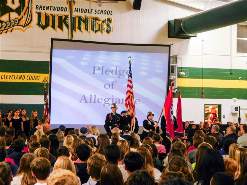 Students celebrate Veterans Day